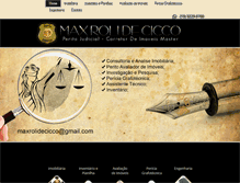 Tablet Screenshot of deciccoimoveis.com.br
